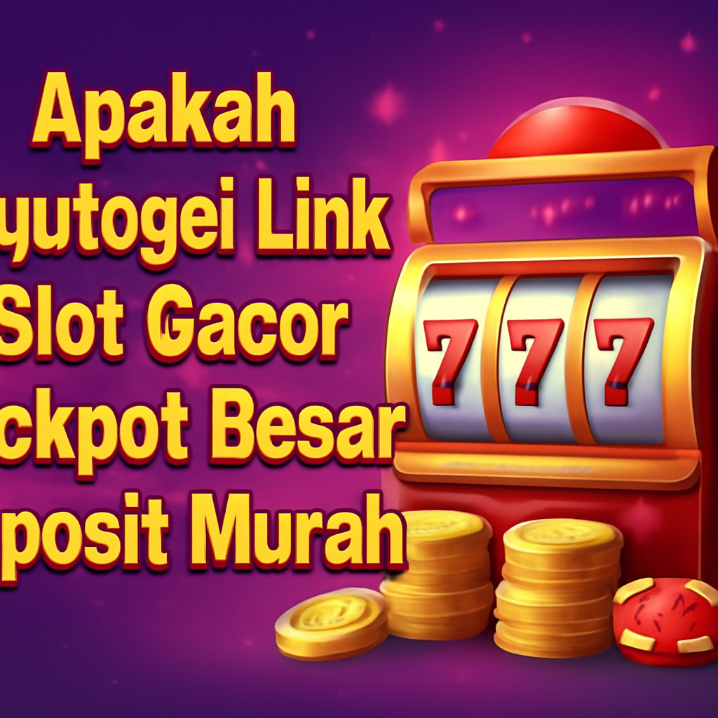 Apakah Ayutogel Link Slot Gacor Jackpot Besar Deposit Murah